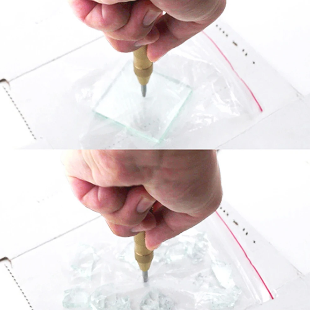 1pcs Automatic Center Punch Carpenter Tools Wood Press Dent Marker Bit Semi Automatic Center Punch