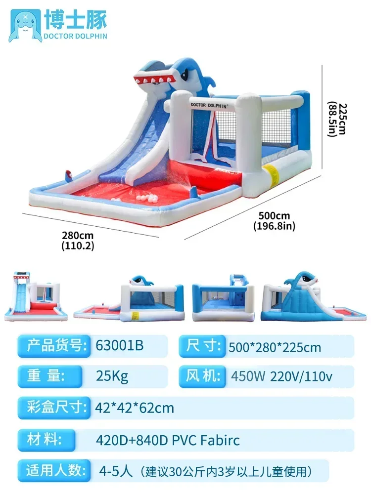 Castillo Inflable TAO para el Hogar, Tobogán, Trampolín Acuático, Castillo de Juegos, Muro de Escalada