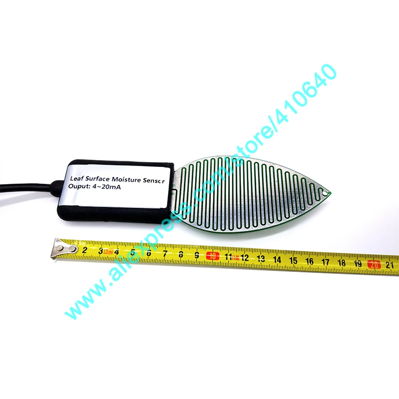 Precio bajo de fábrica 4 a 20MA Sensor de humedad de superficie de hoja Sensor de humedad de superficie de hoja medidor de monitoreo de grabación Folium de hojas