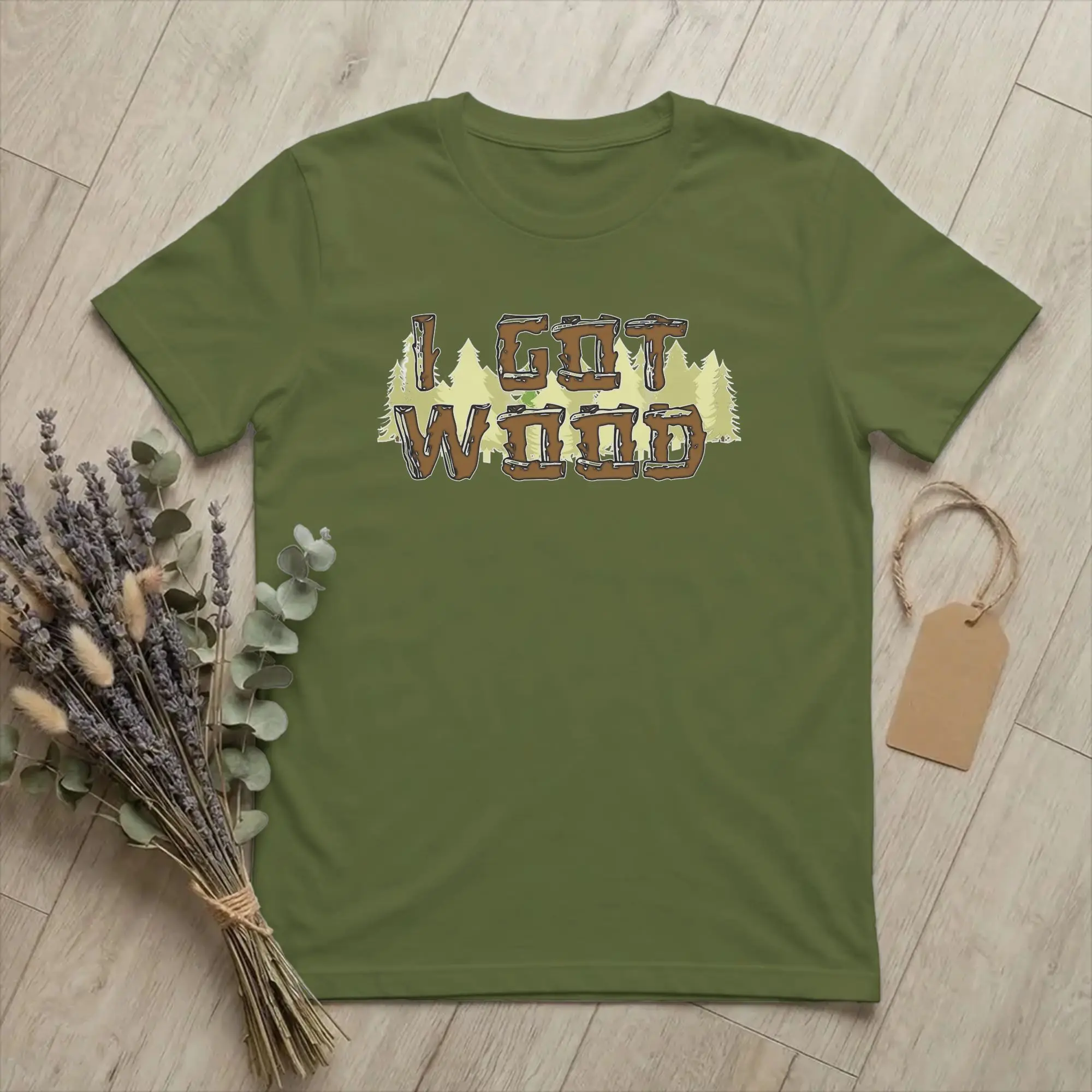 Funny Shauns Zombie Dead I Got Wood T-Shirts Men Round Collar Cotton T Shirt Ed Custom Short Sleeve Tee Shirt Birthday Gift Tops
