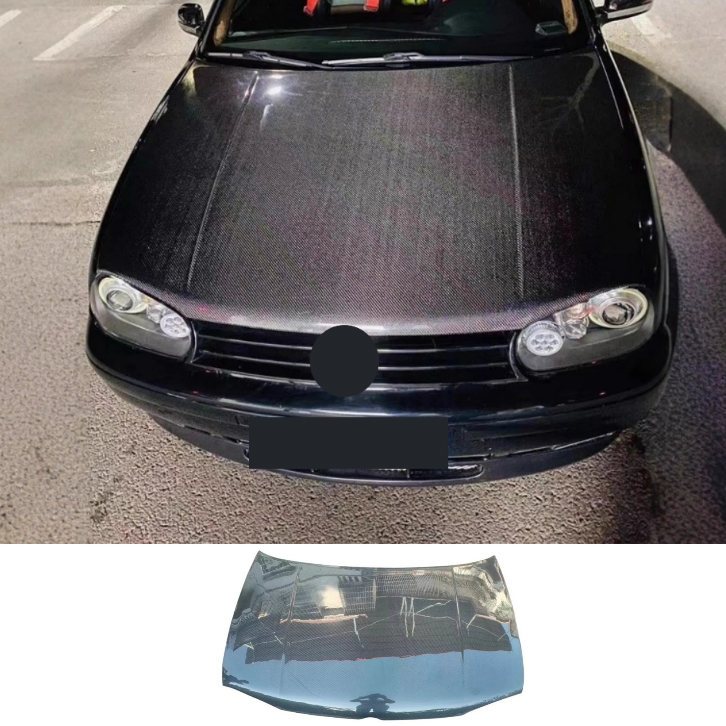 

Крышка двигателя из углеродного волокна в сборе для Volkswagen vw Golf 4 MK4, модифицированный капот, комплект кузова двигателя, автомобильные аксессуары