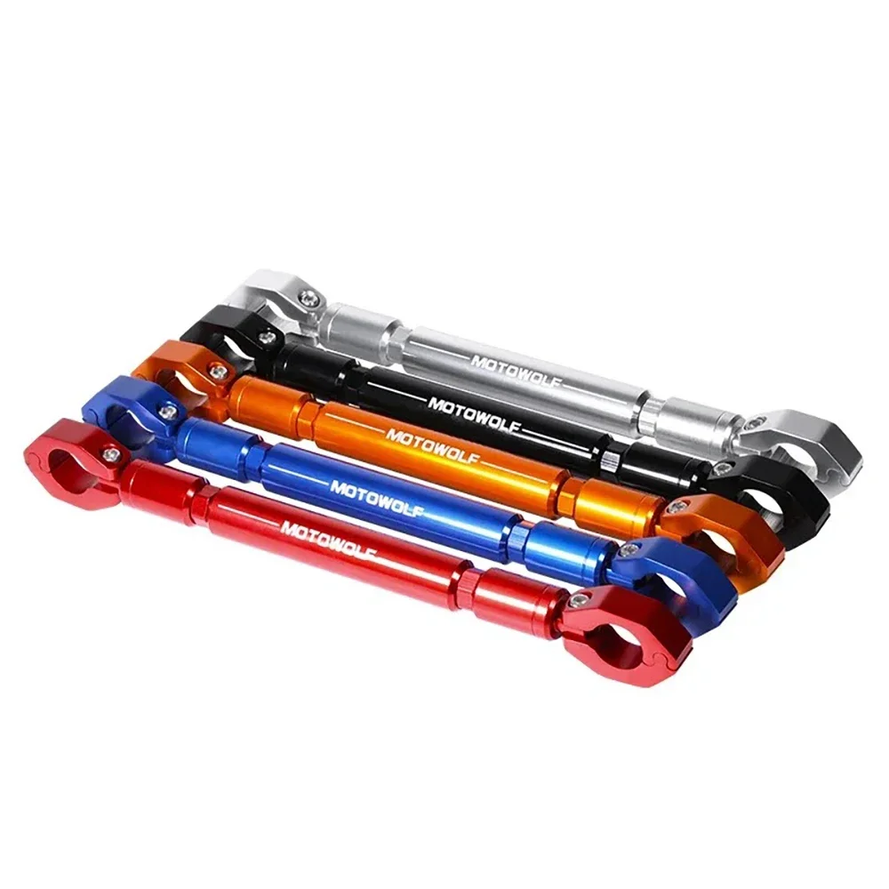 22mm Aluminum Motorcycle Reinforced Crossbar Balance Handlebar Extender Extension Moto Phone GPS Spotlight 22mm Mounting Bracket