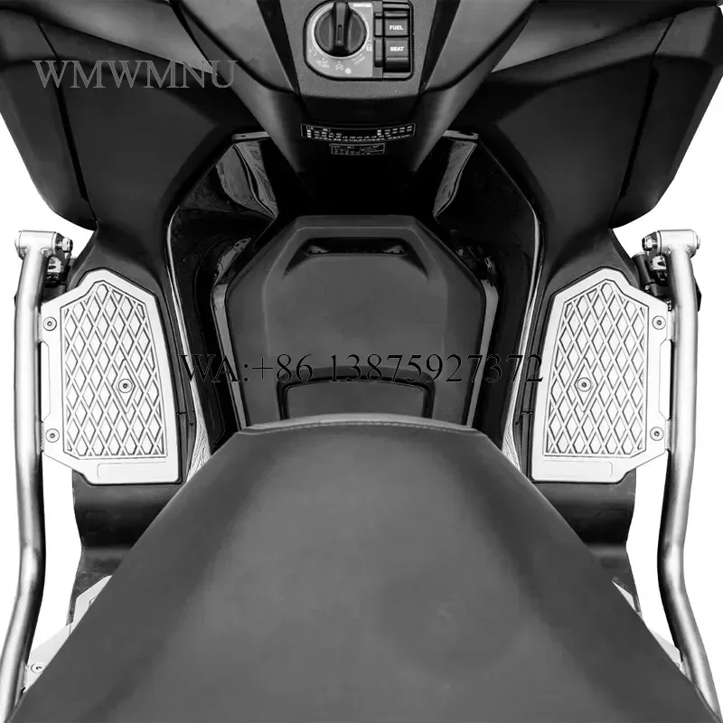 Wmwmnu for 350 Stainless Steel Aluminum Alloy Anodized 3D Scan 5mm 8mm Scooter Bar Guard Motorcycle Crash Bar Bumpers