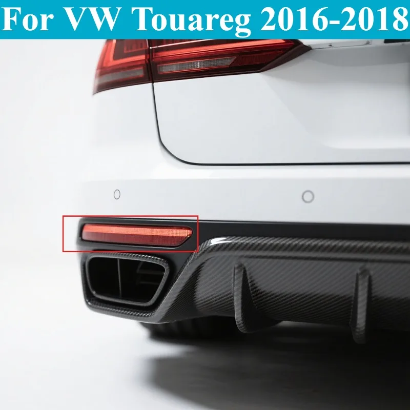 

For VW Touareg 2016-2018 - Rear Bumper Decorative Reflectors - Left & Right Road Safety Reflector Lights - OEM Style Direct Fit