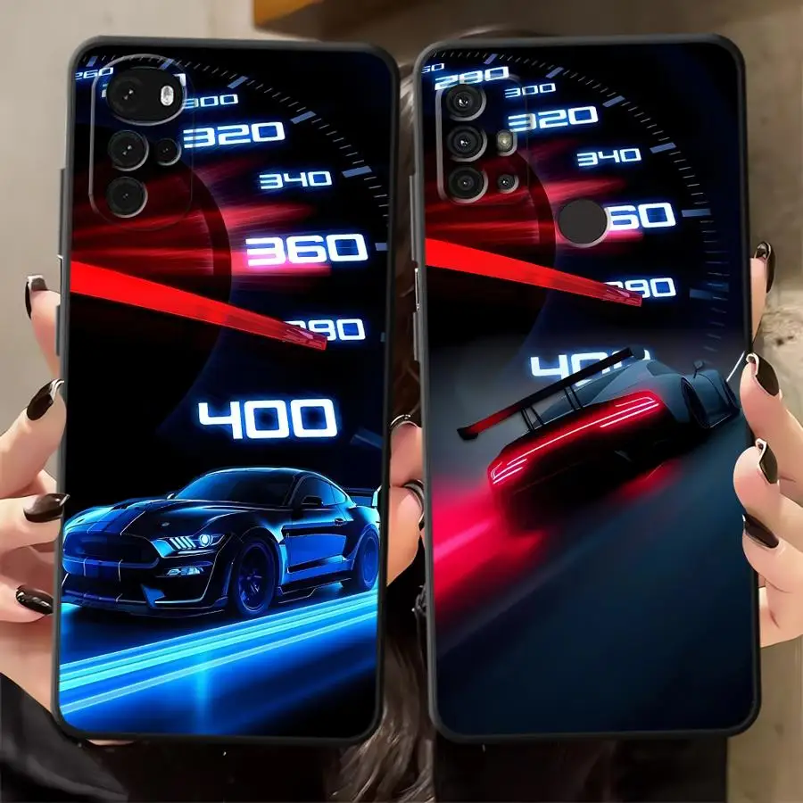 Case for Motorola Moto Edge 20 Pro 30 Lite G32 G60s G22 Edge40 G53 G30 G71 G50 G51 G73 G52 Phone Cover Cool Car Speedometer