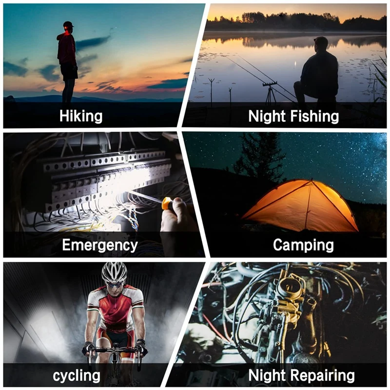 ABSF LED Small Flashlight,1000Lumens Bright Rechargeable COB Keychain Flashlights,4 Light Modes Portable Pocket Light