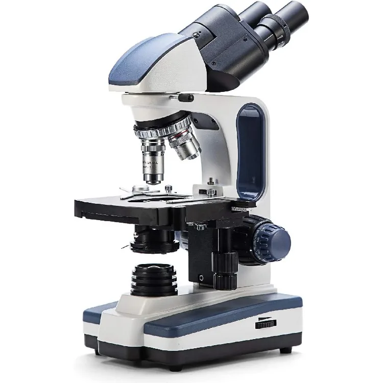 SW350B 40X-2500X Magnification, Siedentopf Binocular Head, Research-Grade Compound Lab Microscope