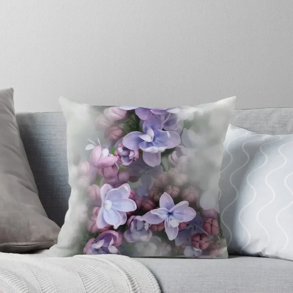 

Lilac blooming Throw Pillow Christmas Pillows Cushion Cover Luxury Luxury Living Room Decorative Cushions pillow