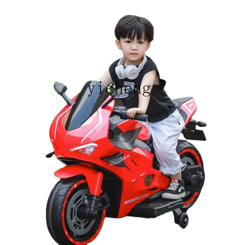 

Xl Children's Electric Motor Tricycle Baby's Toy Car Portable Battery Car