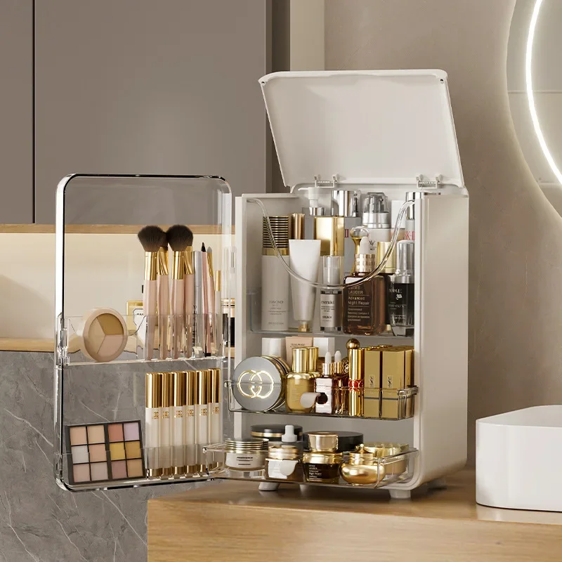 

Cosmetic Storage Cabinet Internet Celebrity Skincare Organizer Large Capacity Plastic Drawer Desktop Decorative Box