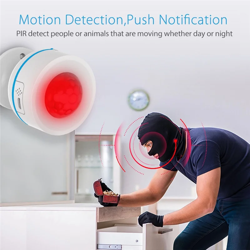 ABZW 4PCS Z-Wave 700 PIR Motion Detector อุณหภูมิความชื้น Light Sensor Home Automation ทํางานร่วมกับ Smartthing Vera C