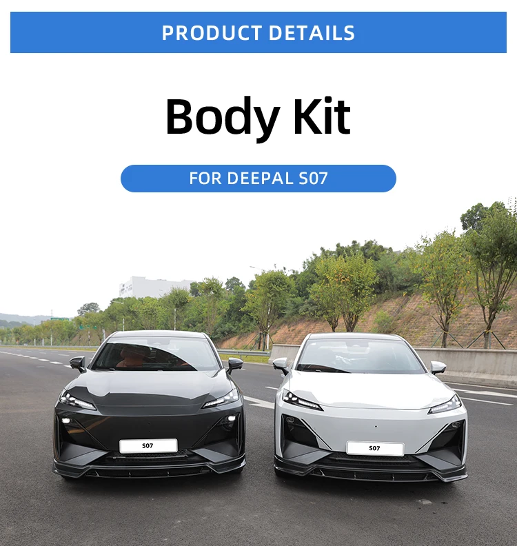 Maremlyn Body Kits PP Rear Front Bumper Lip Front Shovel Rear Bumper Lip Spoiler For Changan Deepal Shenlan S07 S7