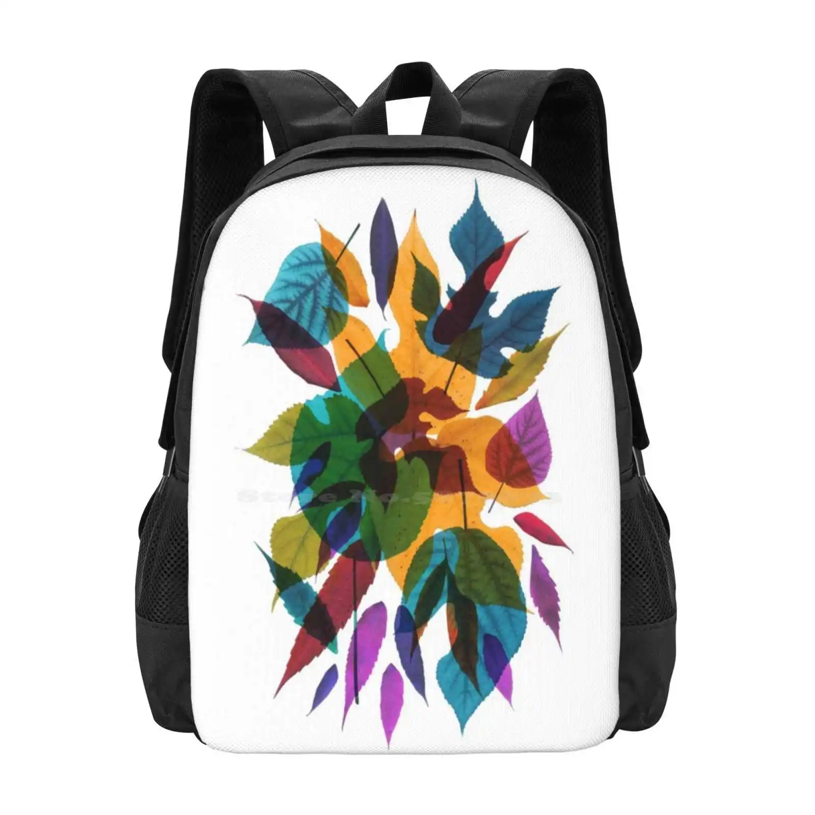 November Hot Sale Backpack Fashion Bags November Autumn Fall Leaves Nature Cottage Core Trendy Illustrations Original Designs