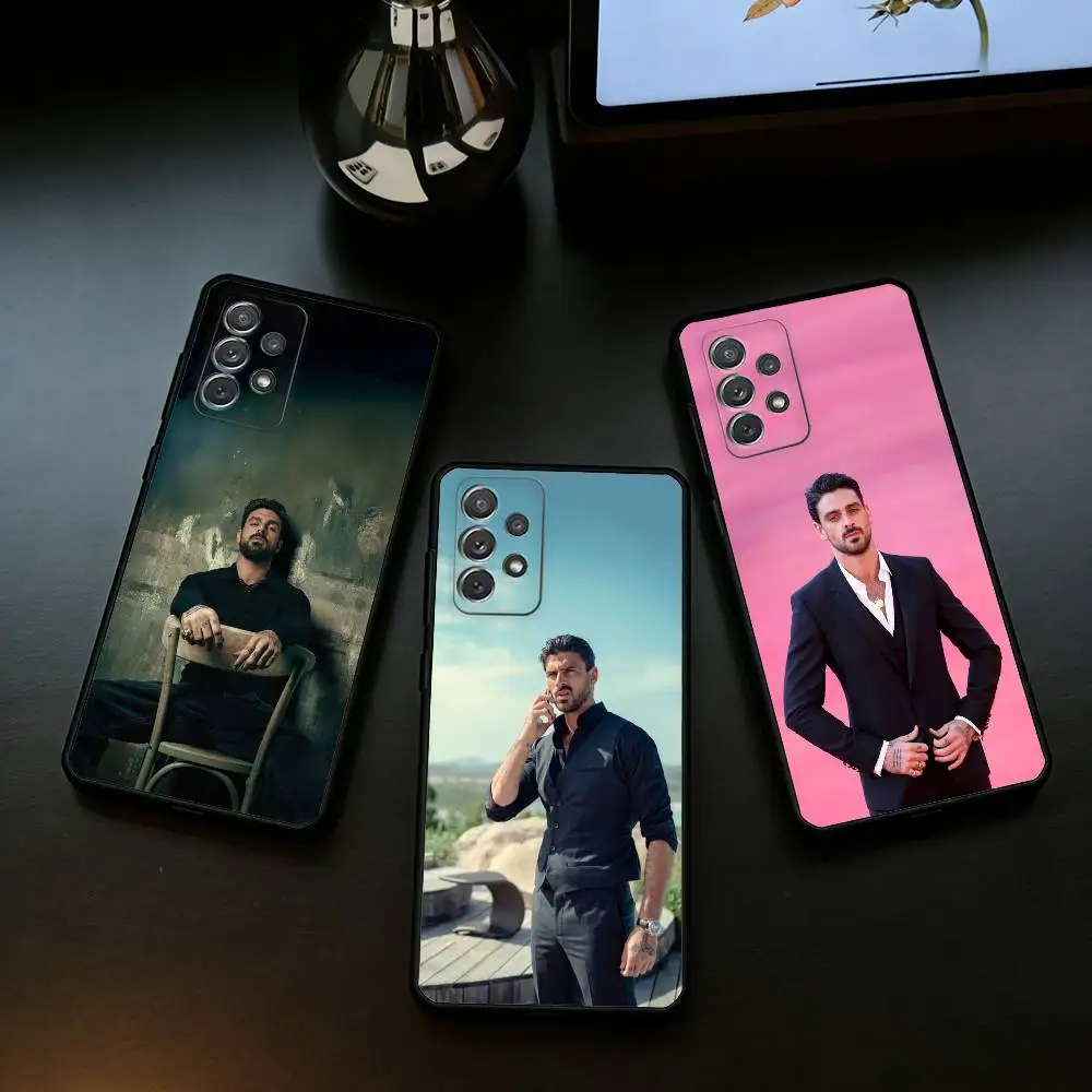 

ACTOR M-Michele Morrone Phone Case For Samsung Galaxy A73,A72,A71,A70,A53,A52,A51,Soft Silicone Black Cover