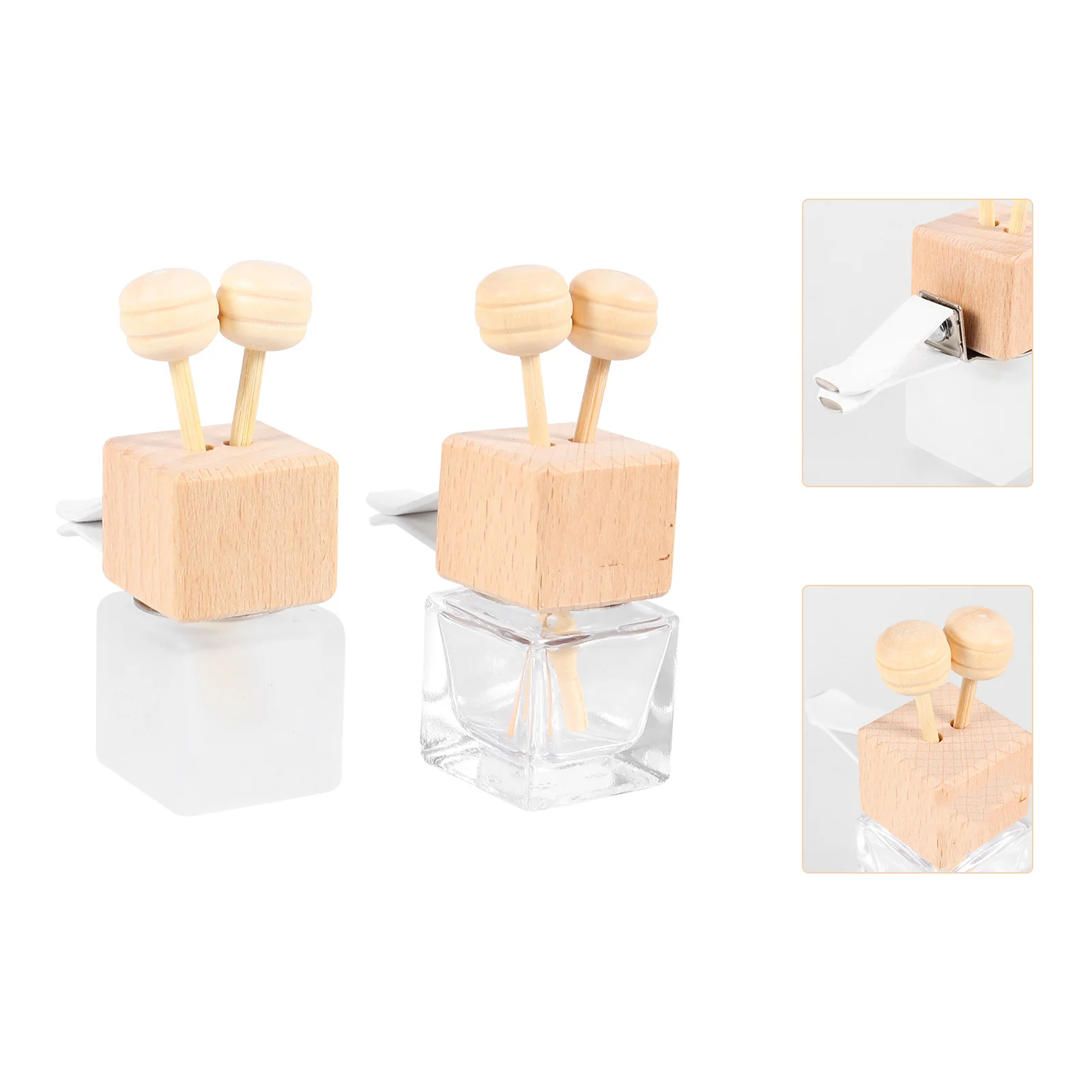 

6Pcs Air Vent Perfume Bottle 360 Degree Rotatable Clip Car Aromatherapy Diffuser Auto Fragrance Decoration Essential Oil