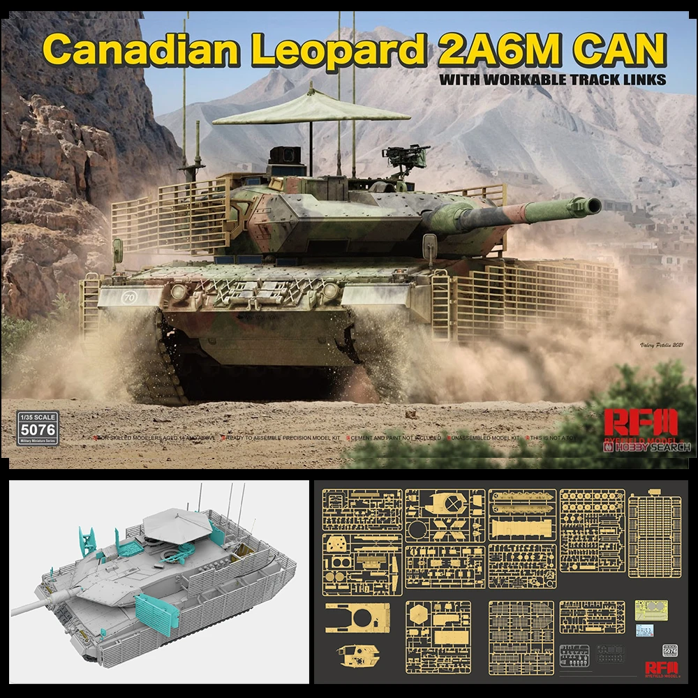 [Ryefield Model] RFM RM-5076 1/35 Canadian LEOPARD 2A6M CAN