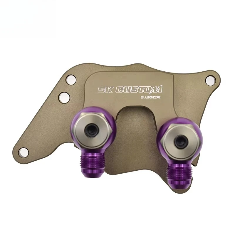 For MINI Cooper R56 N14 N18 1.6T Engine Oil Cooling System Oil Filter Adapter Sandwich Plates Kit