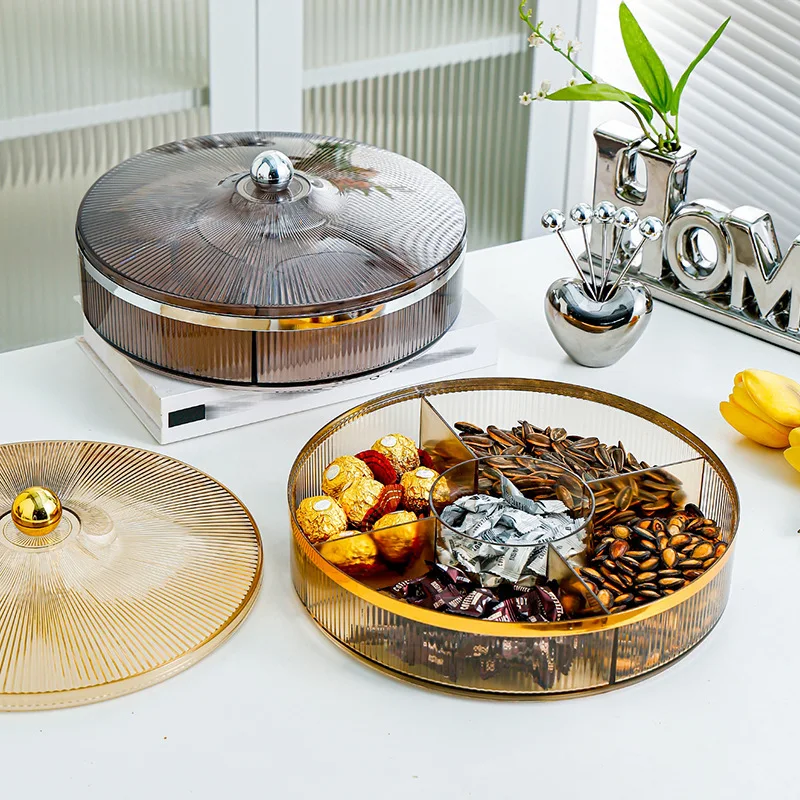 

Light - Luxury Sealed Dried - Fruit Tray, New - Style Candy Box for Home Use in The Living Room, Nut Tray