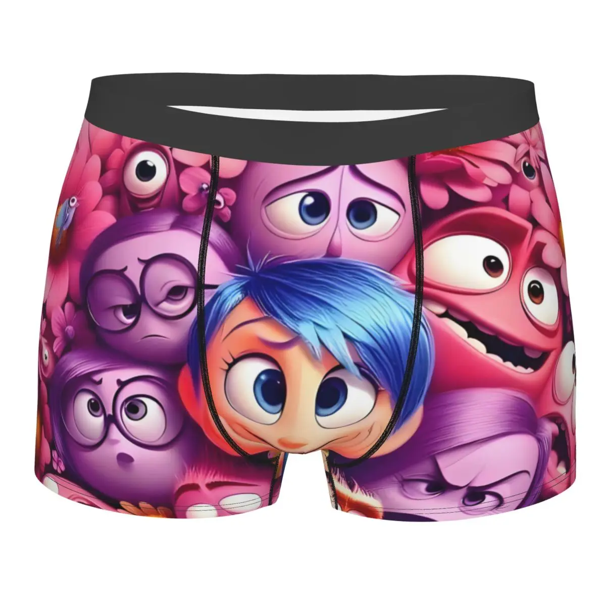 

Custom Anime Inside Out Cartoon Boxer Shorts For Men 3D Printed Cute Film Underwear Panties Briefs Breathable Underpants