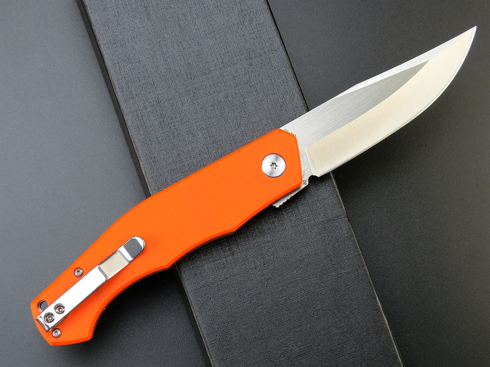 Eafengrow EF241 Hunting Pocket Knife D2 Steel Blade G10 Handle Folding Knife Camping Fruit Knife Edc Tool
