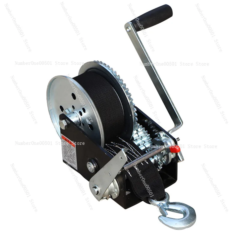 Safety Self Locking Hand Winch Heavy Duty Towing Winch for Vehicle Recovery Lifting Pulling Equipment