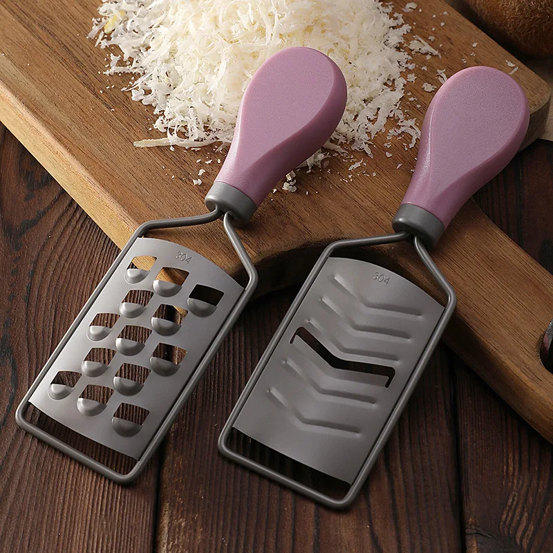 Mini Cheese Grater & Lemon Zester  304 Stainless Steel Zesters Grater Shredder Kitchen Tools for Cheese Chocolate Spices