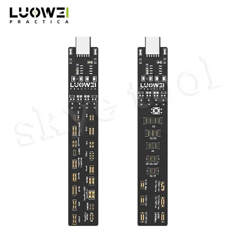 Carte d'activation de la batterie LUOWEI LW-B01/B02 (aucun démontage requis) pour iPhone 5-16 h et activation de la batterie Android en un clic