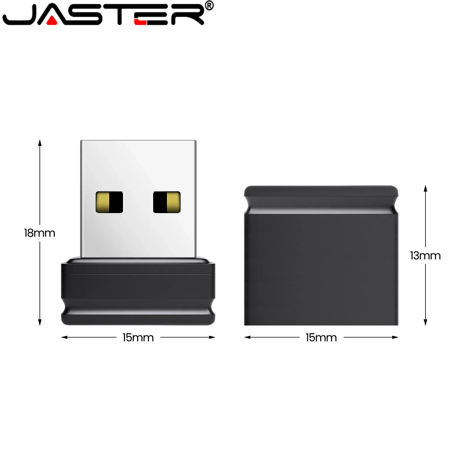 JASTER Super Mini USB Flash Drive 64GB Black Pen Drive 32GB High Speed Memory Stick 16GB Portable U Disk 8GB 4GB Business Gift