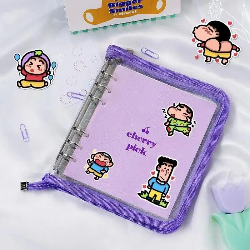 Pegatinas decorativas de dibujos animados, 60 piezas, crayón lindo, Shin-chan, cuaderno, funda de teléfono, taza de equipaje, guitarra, pegatinas de ordenador, venta al por mayor