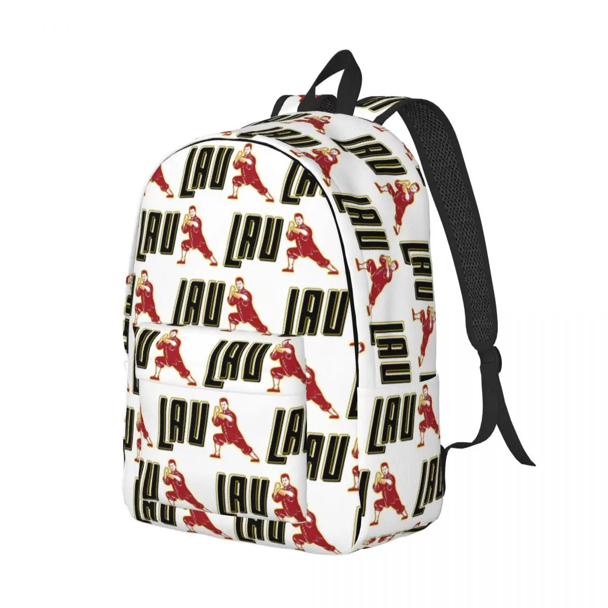 

Lau Kung Fu Backpack Daypack Large Capacity Children BookBag School Bag Shoulder Bags for Men Women