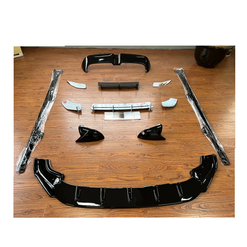 High Quality CS Body Kit Fit MK7 7.5 GTI R R-line, Front Bumper, Spoiler, Rear Diffuser, Side Skirts & Mirror Cover