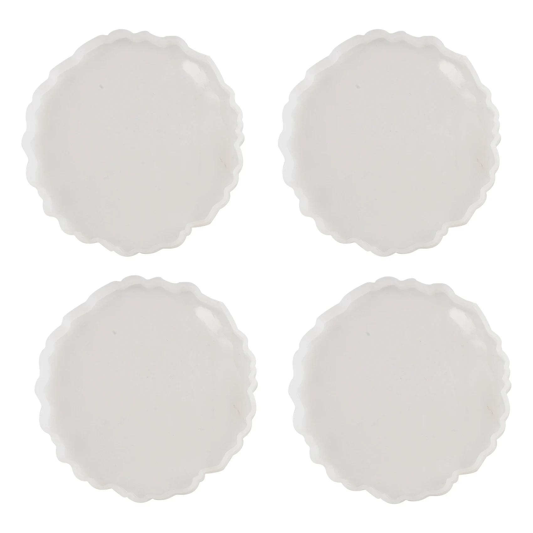 4 Pcs Silicone Agate Coaster Resin Casting Making Mold,Coaster Epoxy Molds Craft DIY, Home Decoration