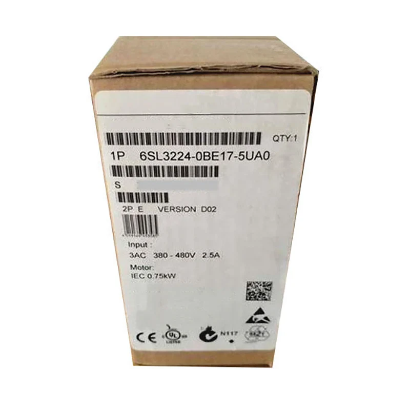 New Original 6SL3224-0BE17-5UA0 0.75KW 6SL32240BE175UA0