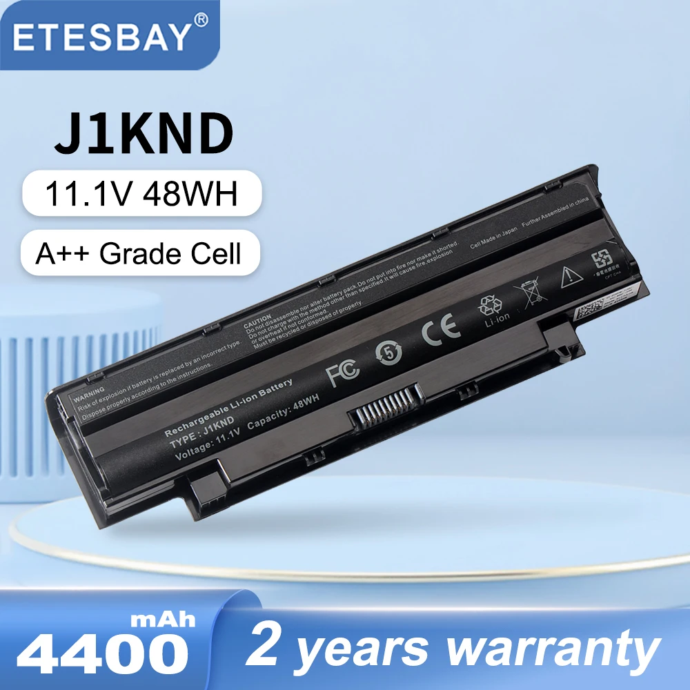 

Аккумулятор ETESBAY J1KND J4XDH 9TCXN для ноутбука Dell Inspiron M5030R M411R M4110 M503 13R N3010 N3010D 9T48V 4T7JN FMHC10 48WH