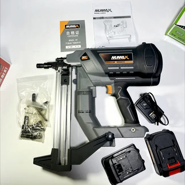 Battery Nailer Framing Fastening Electrical Tool 20V Cordless Concrete Nailer