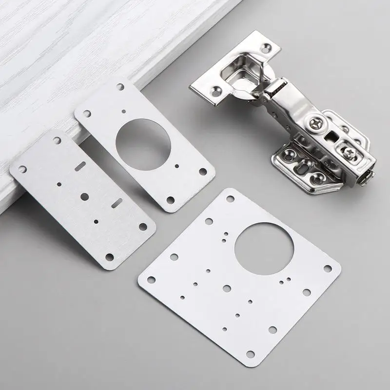 4Pcs/Set Hinge Repair Kit Furniture Door Hinge Repair Piece Used For Cabinets Wardrobes Shoe Cabinet Doors