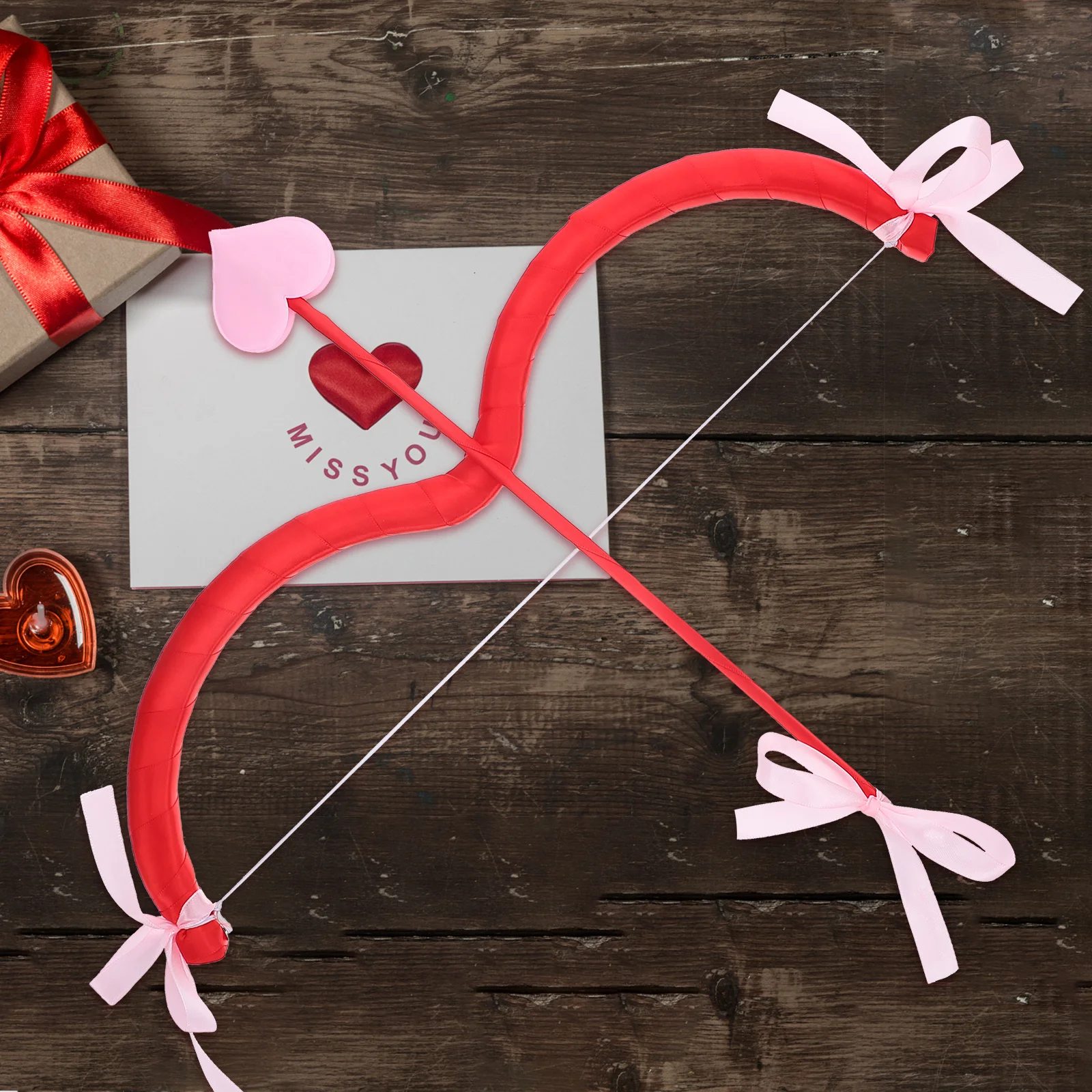 مجموعة واحدة من دعائم سهم كيوبيد وقوس إسفنجي وسهم لحفلات عيد الحب والهالوين وإكسسوار أزياء تنكرية للبالغين بلون عشوائي