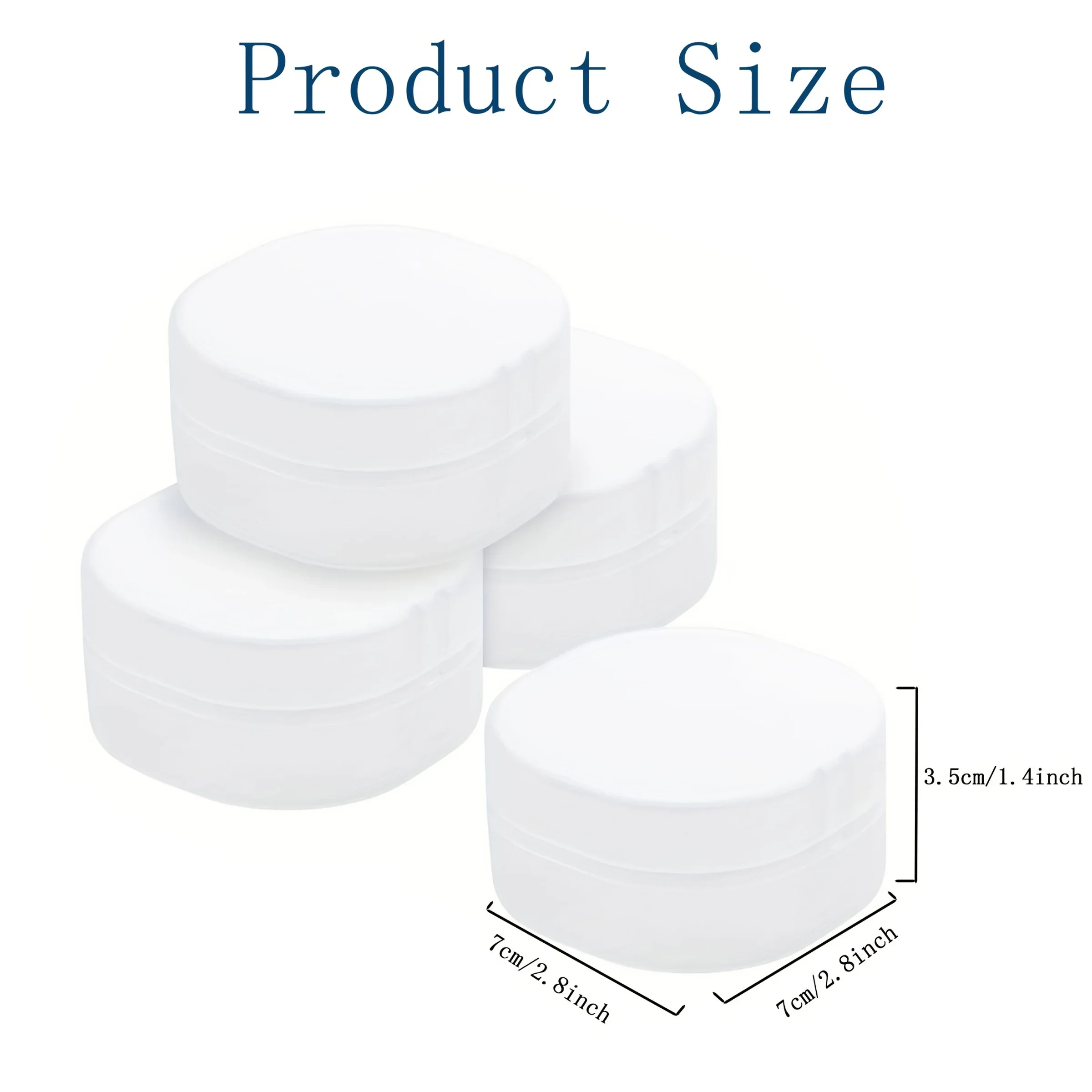 Round Soap Dish, Storage Box - Portable Cosmetic Cotton and Makeup Remover Storage Box, Sealed Travel Design