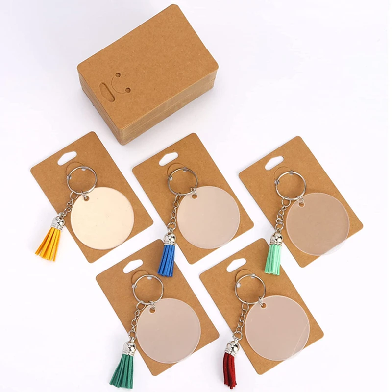 Porte-clés en carton pour cartes d\'affichage, porte-clés, porte-bijoux, cadeaux de décoration, emballage de stockage, fournitures pour petites