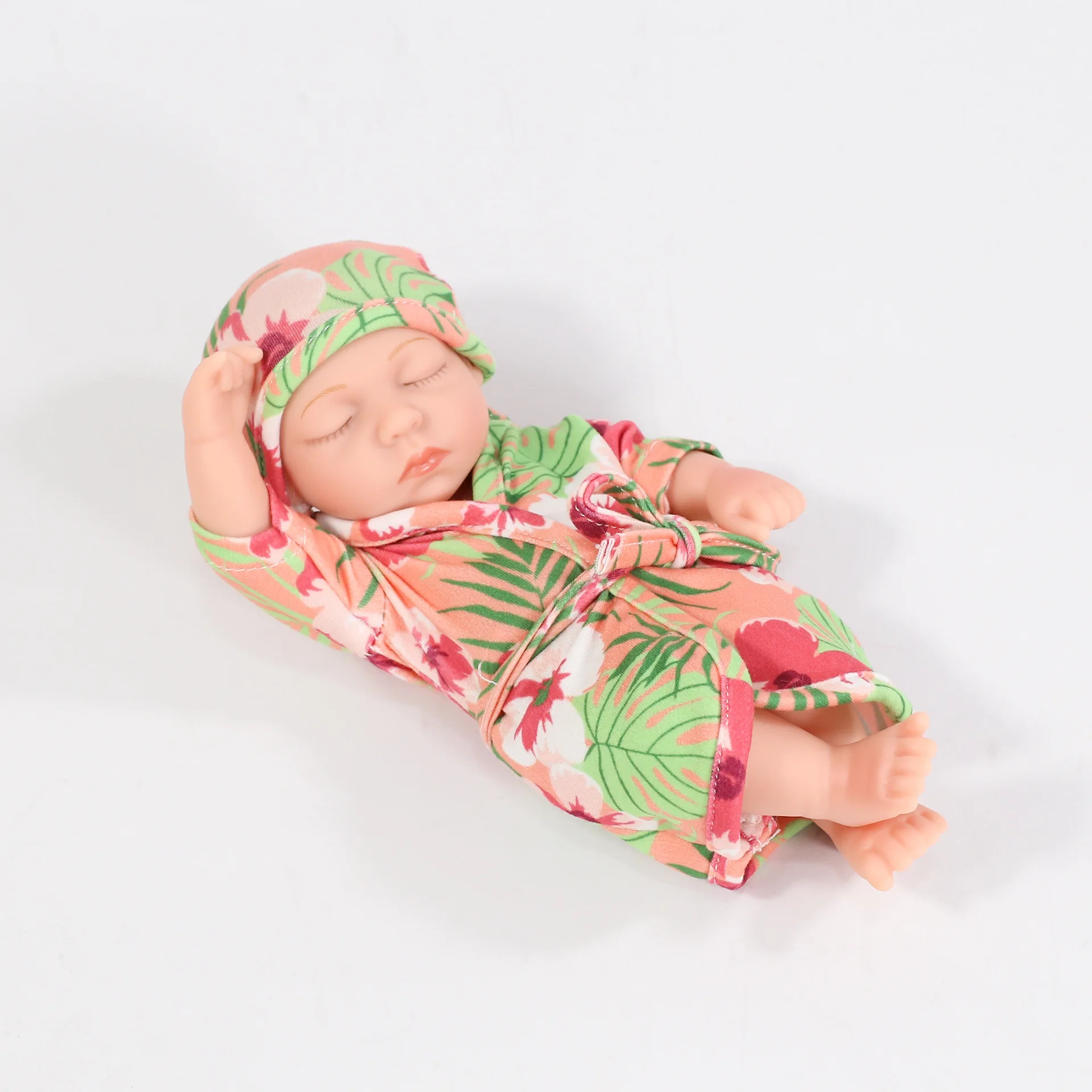 

20cm Reborn Dolls Lifelike Simulation Baby Silicone Reborn Toys Full Body Silicone Cute Mini Reborn Baby Doll Girl Birthday Gift