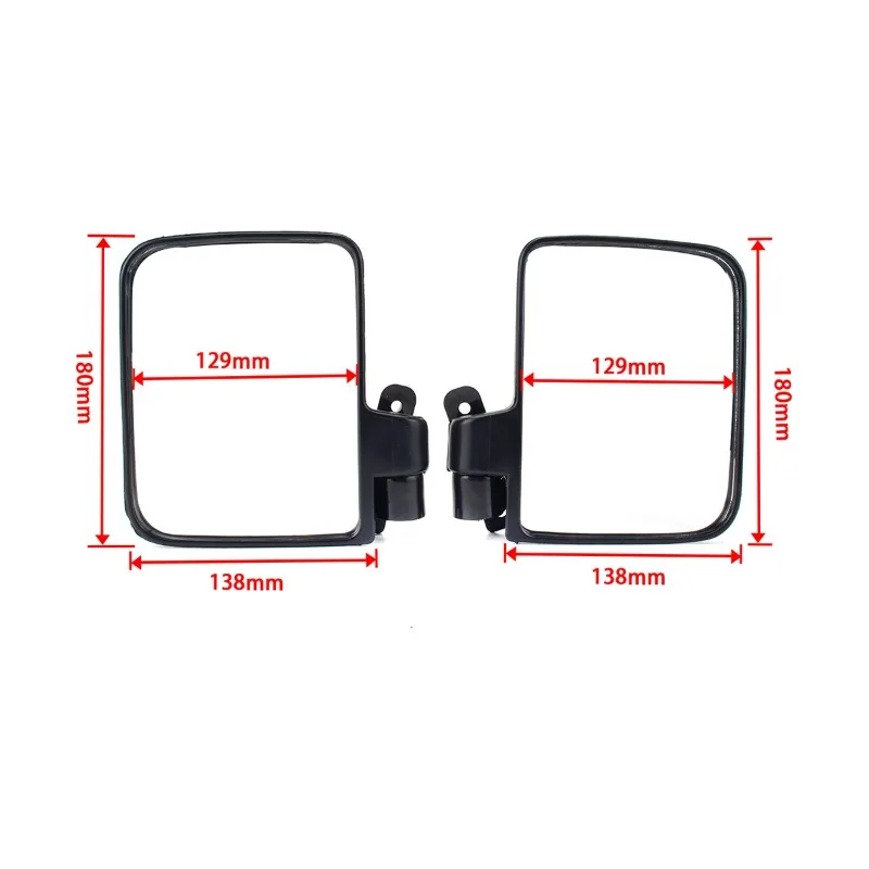 Cross-border Supply, Reversing Mirror for Golf Cart, Side Mirror, Reflector, Convex Rearview Mirror