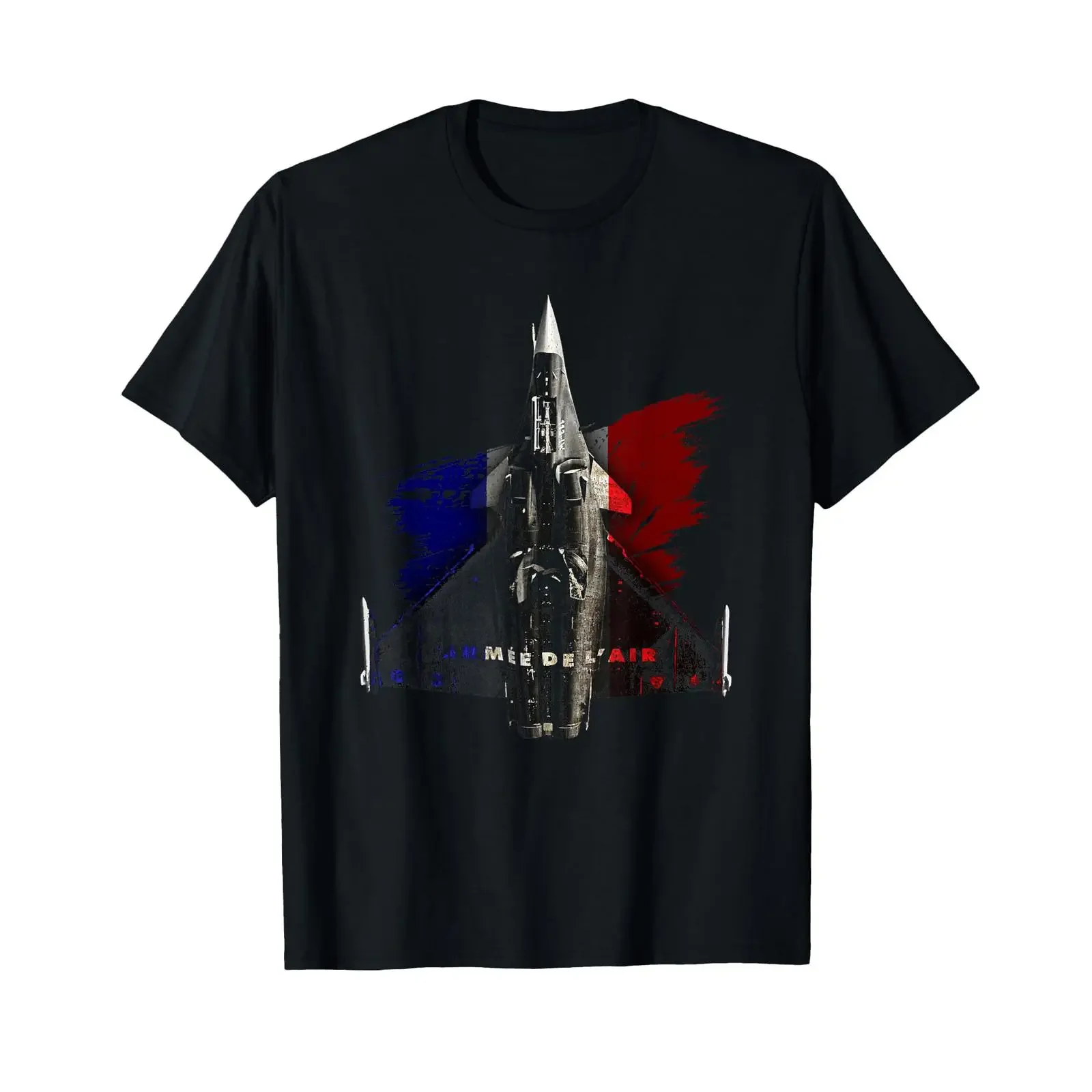 Rafale French Fighter Plane Flag T Shirt vintage Washed Breathable Soft graphic Casual Stretched Stylish homme Unisex