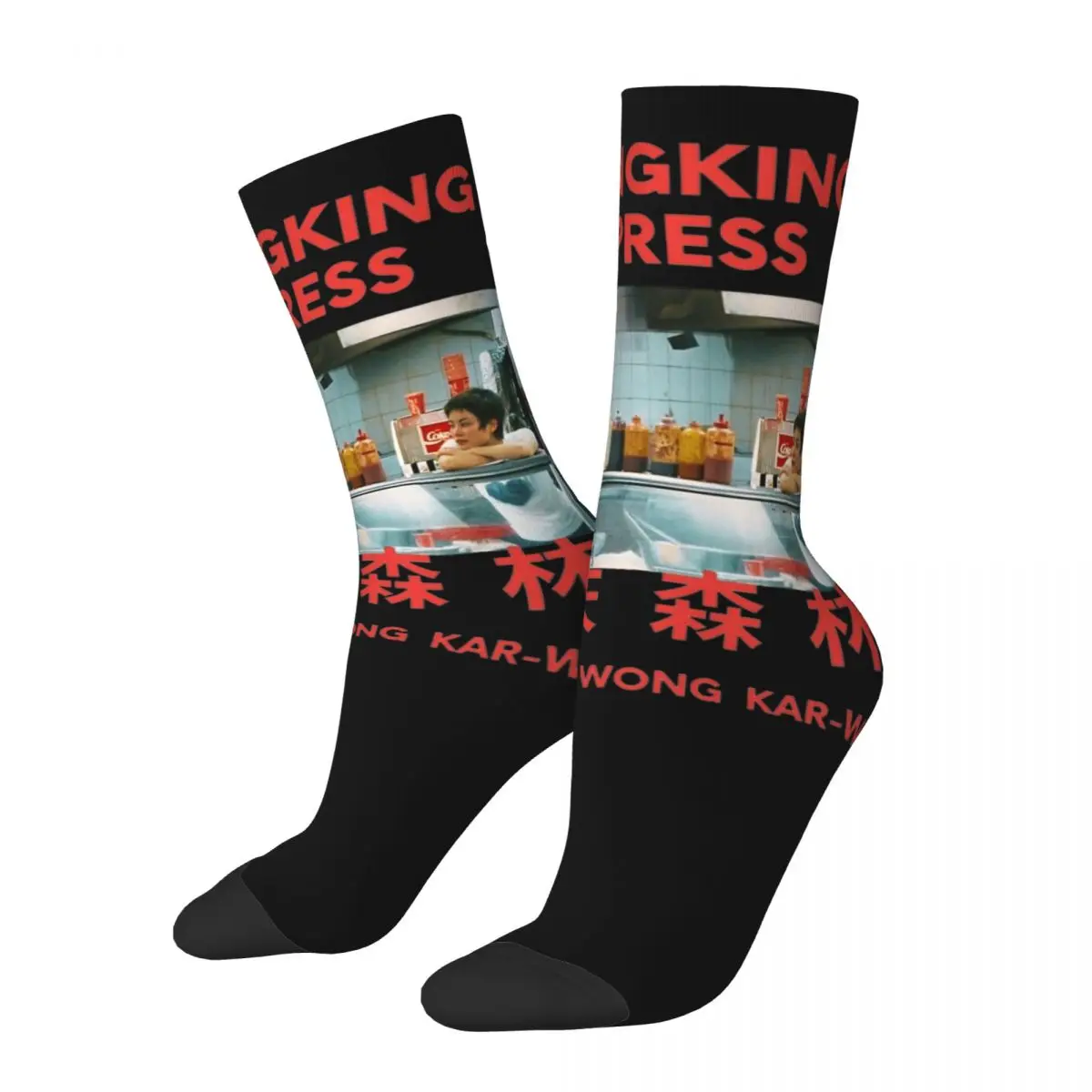 

Winter Warm Cool Women Men Chungking Express Wong Kar Wai Movie Socks Non-slip Skateboard Socks