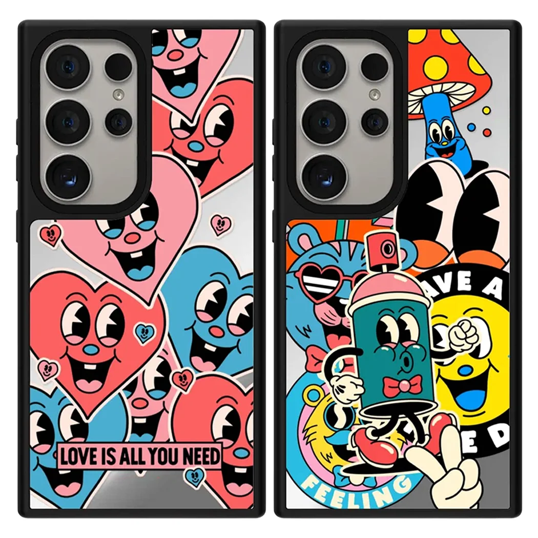 

6040257 Mirror Magnetic Case: Compatible with Samsung Galaxy S23 U S24U S25 S26 Ultra S25+ S26 Plus Shell