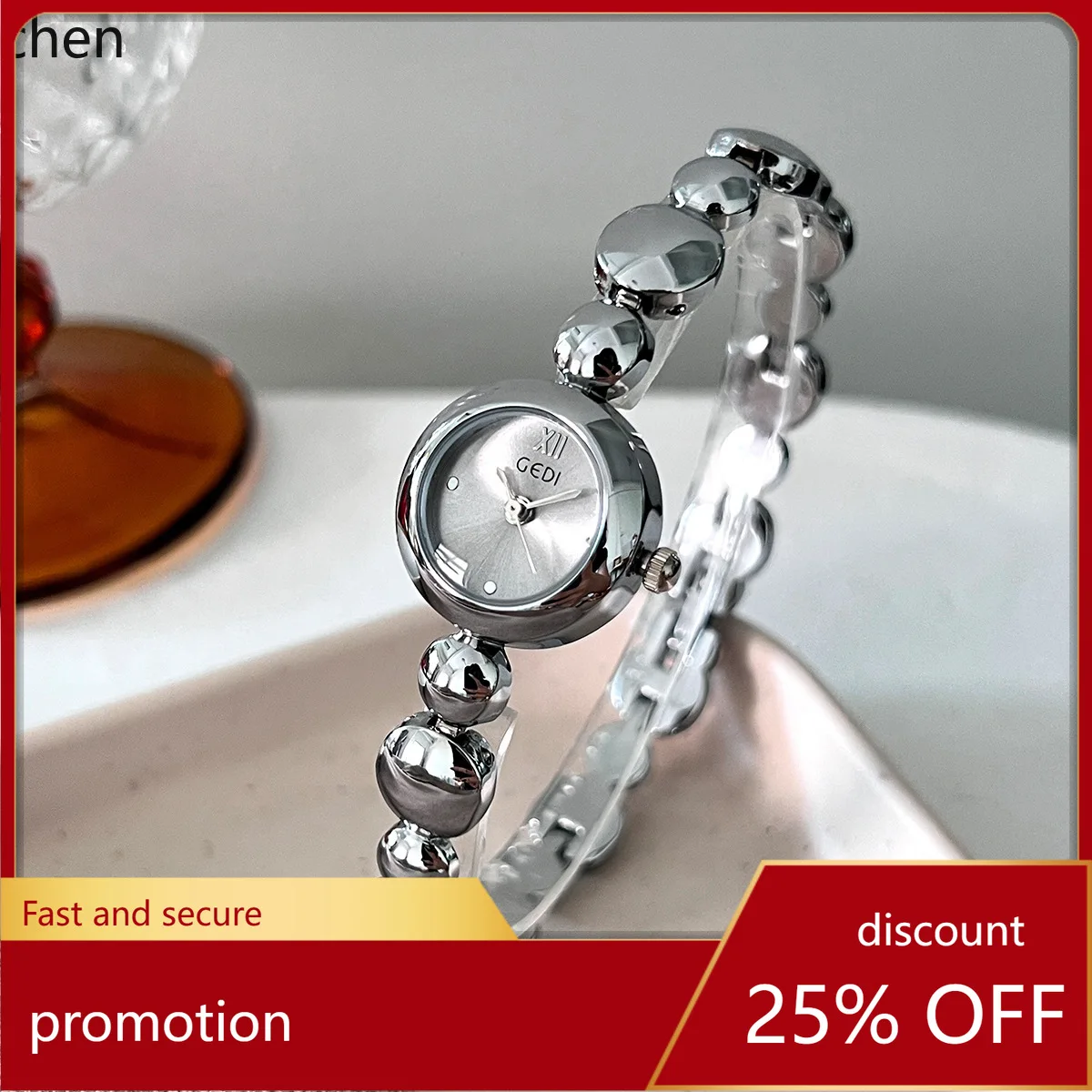 

Zml women's fashion chain strap watch - elegant, minimalist, and versatile quartz watch for women, perfect for everyday wear