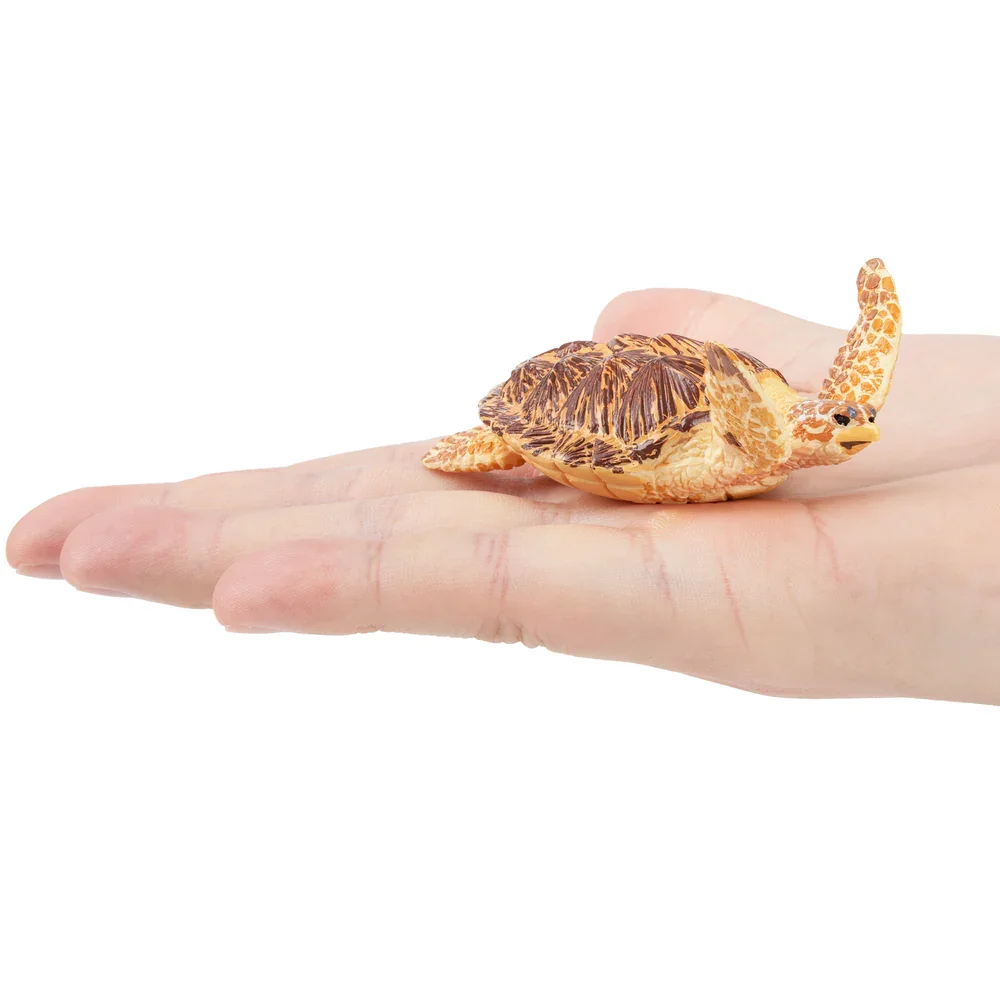 Toymany Simulation natation Hawksbill tortue de mer océan modèle Animal jouet Mini figurines poupées Figurines d'action jouets enfants cadeau