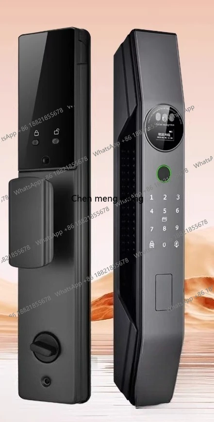 Automatic smart door lock facial recognition home anti-theft door household fingerprint password lock
