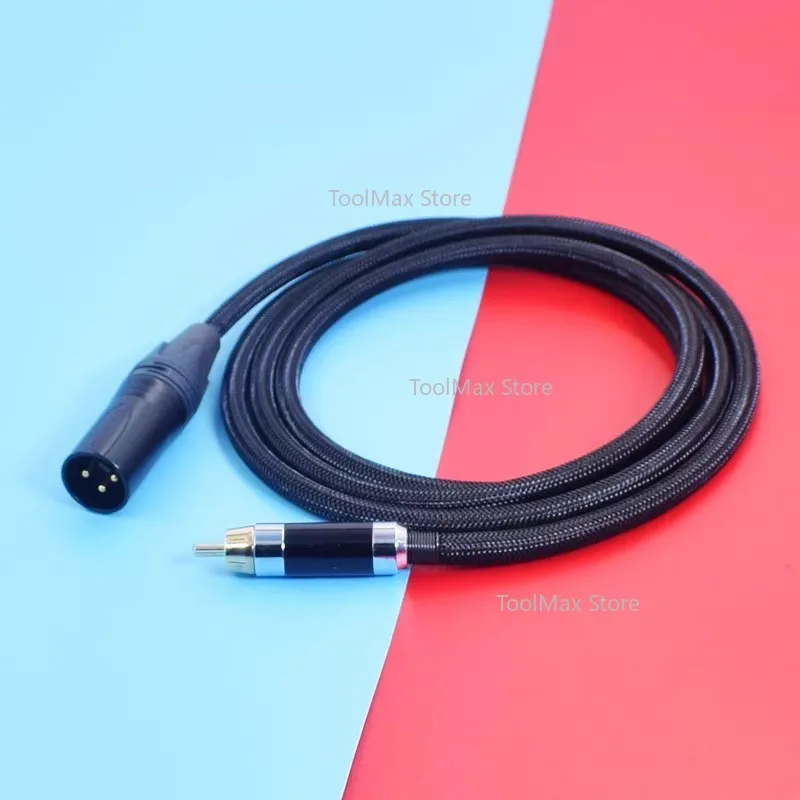 كابل صوت HIFI OCC AES/EBU XLR FemaleTO RCA ذكر محوري SPDIF متوازن إلى 110 أوم إلى 75 أوم كابل صوت DAC محوري