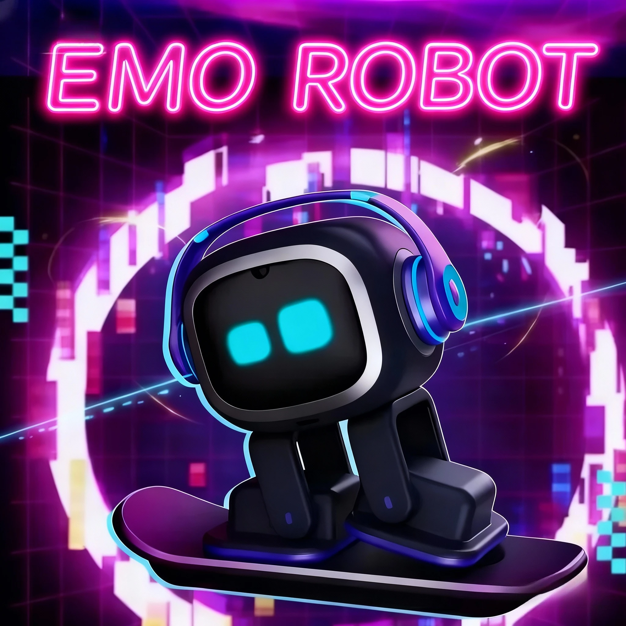 

AI Desk Robot Companion | ChatGPT Enabled with Voice Commands & Dancing,Interactive AI Robot Pet with Personality,Adults and Kid