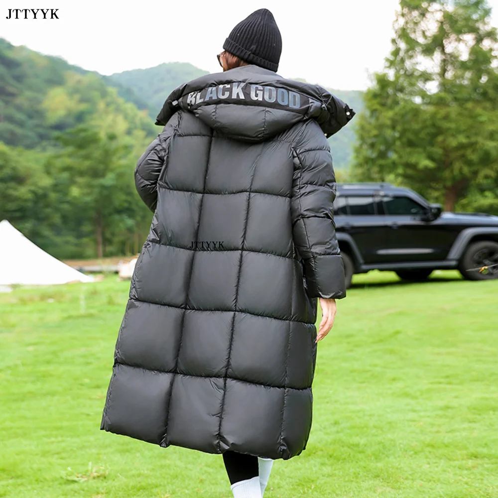 Winter Clothes Men Women Down Jacket High Quality Thicken Thermal Coat Hooded Long Puffer Coats Outwear High-End Down Parkas